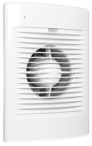 Вентилятор осевой DiCiTi Standard 4HT-02 D100 датчик влажности таймер и тяговый выключатель белый картинка